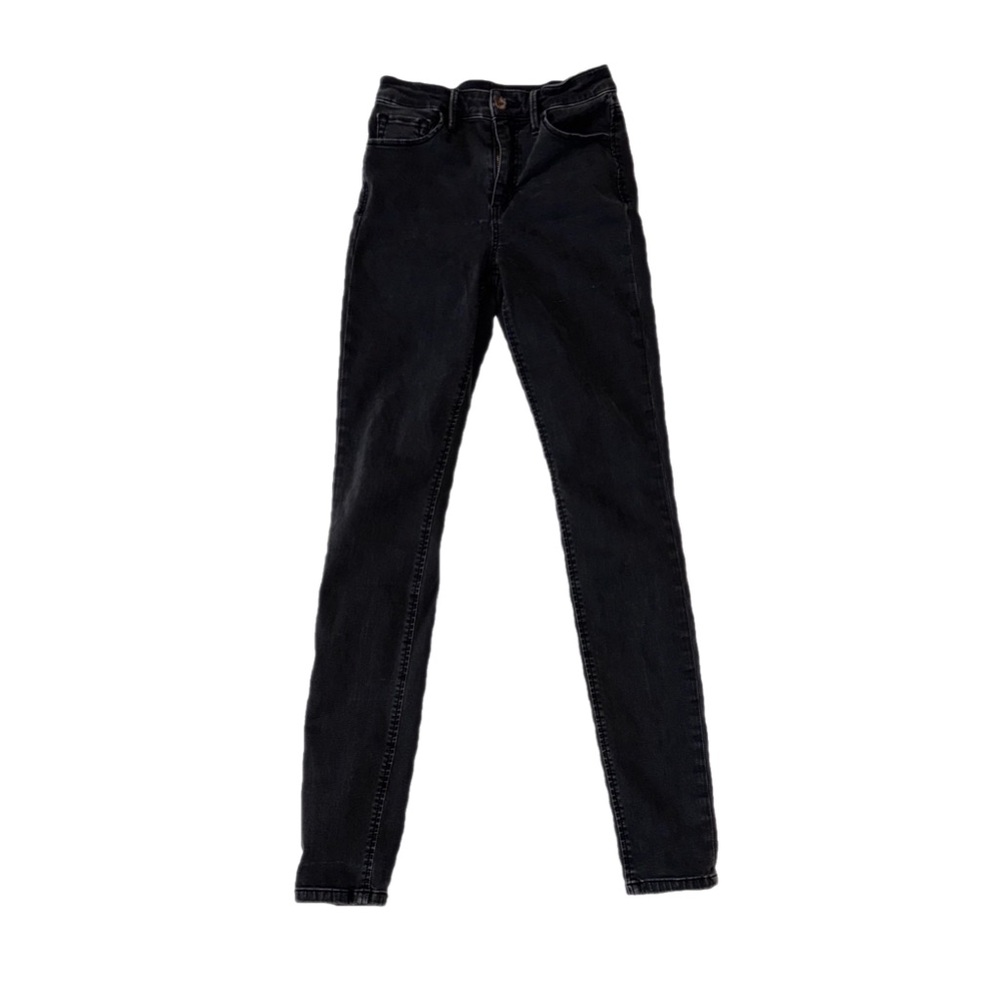 Joe’s Jeans Stretch Flawless The Charlie High Rise Waist 25” Inseam 30” Black